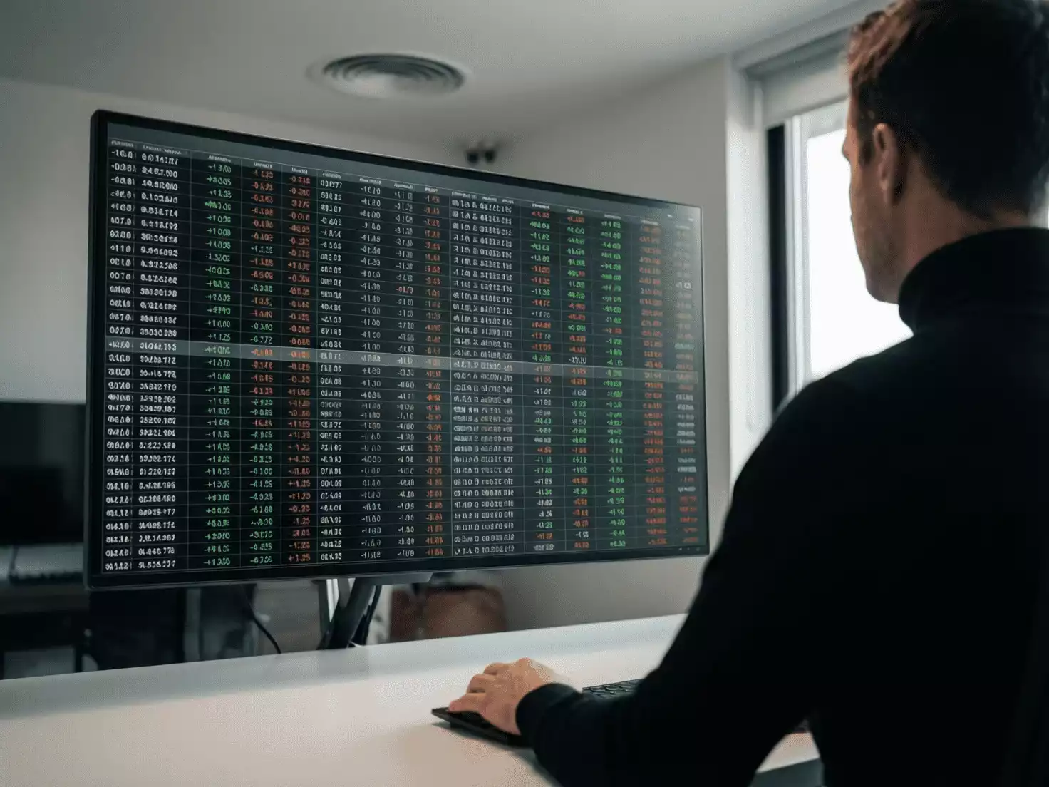 Apostador analizando líneas de handicap en pantalla