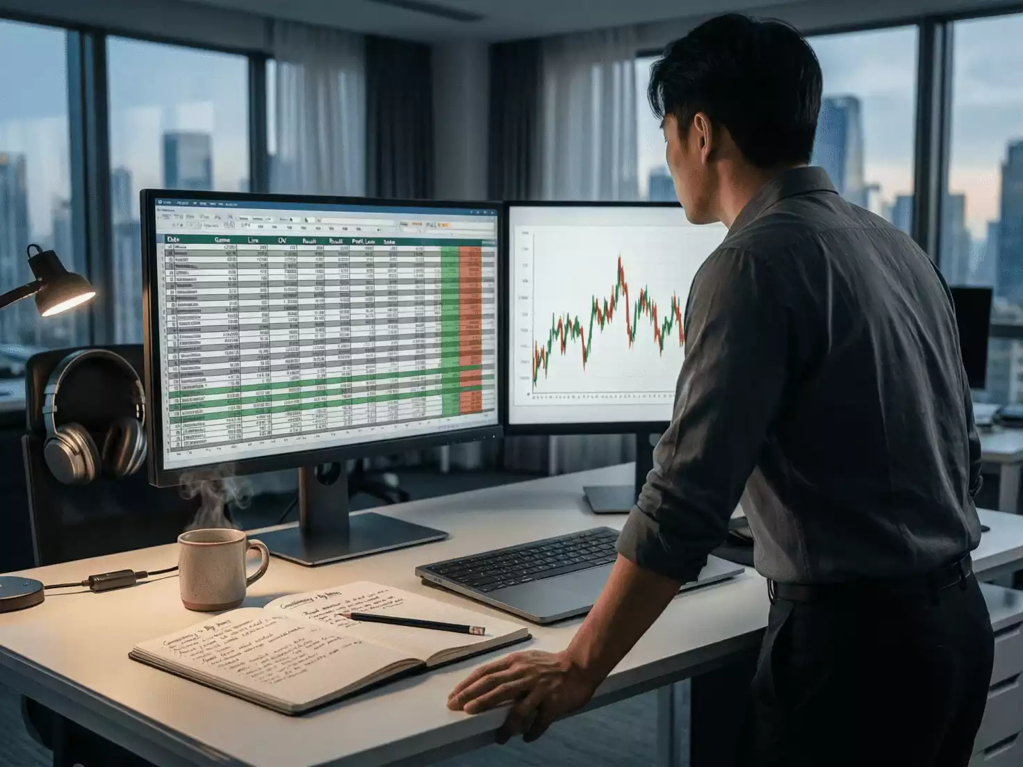 Gráfico ilustrando el sistema de unidades en gestión de bankroll