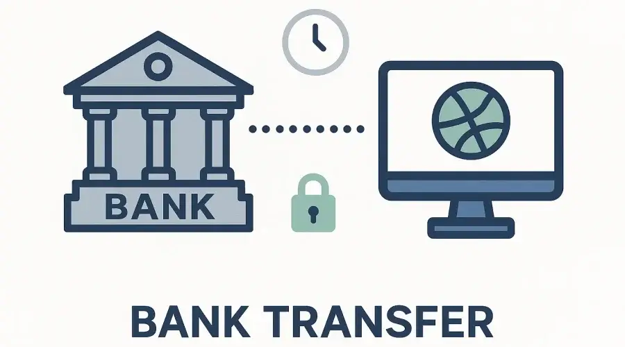 Transferencia bancaria directa para depósitos y retiros seguros en casas de apuestas